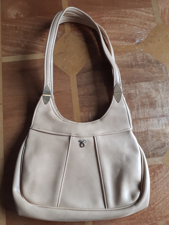 clarks tan leather handbag