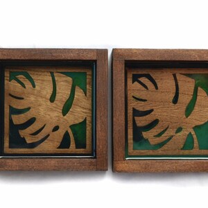 Rustic Chunky Coaster Set of 2