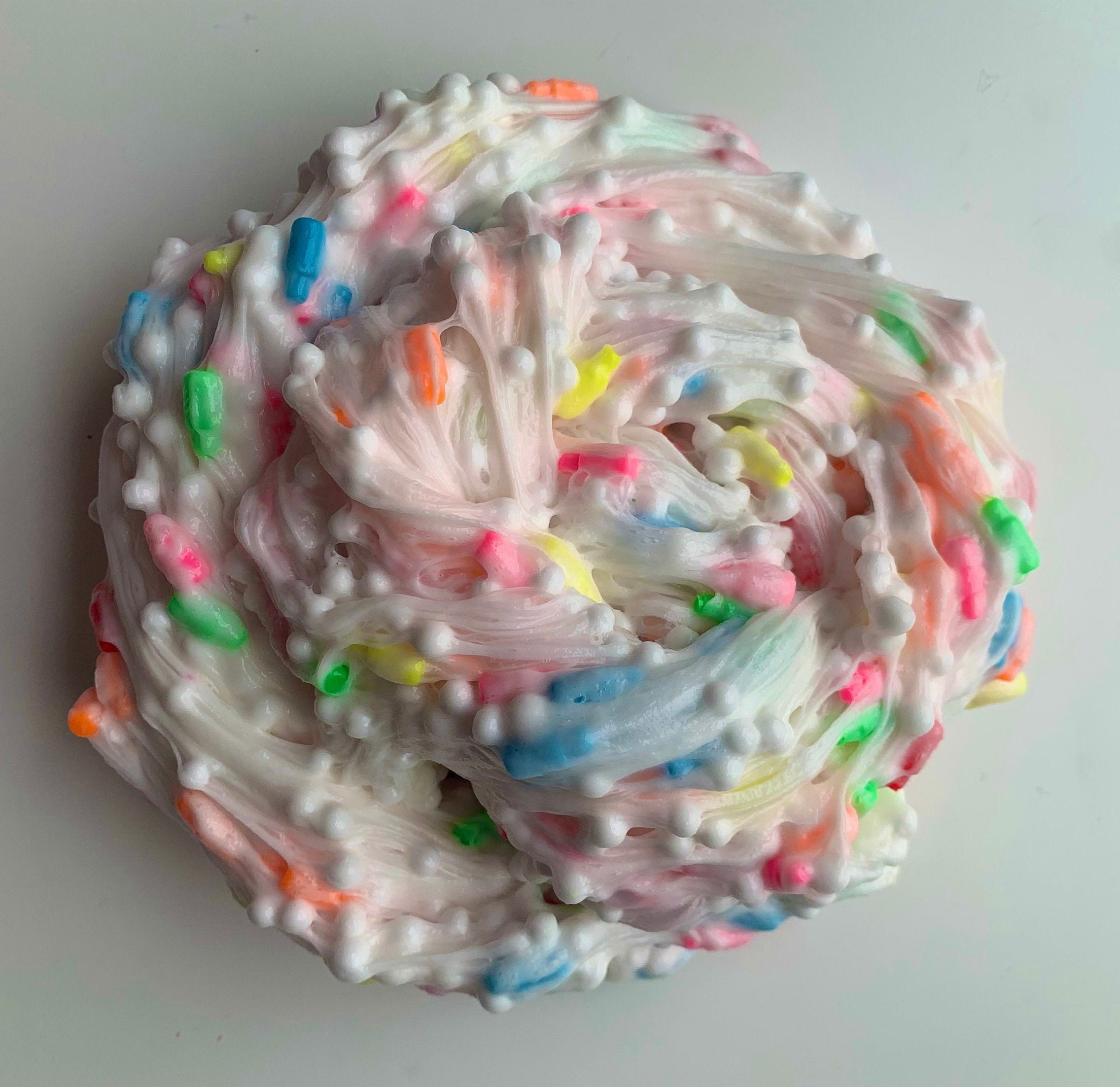 Confetti Cake Batter Crunchy Slime Etsy