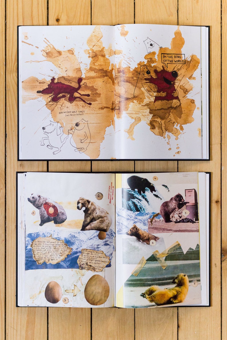 The Bear Book autographed hardcover with 244 pages of cute image 7