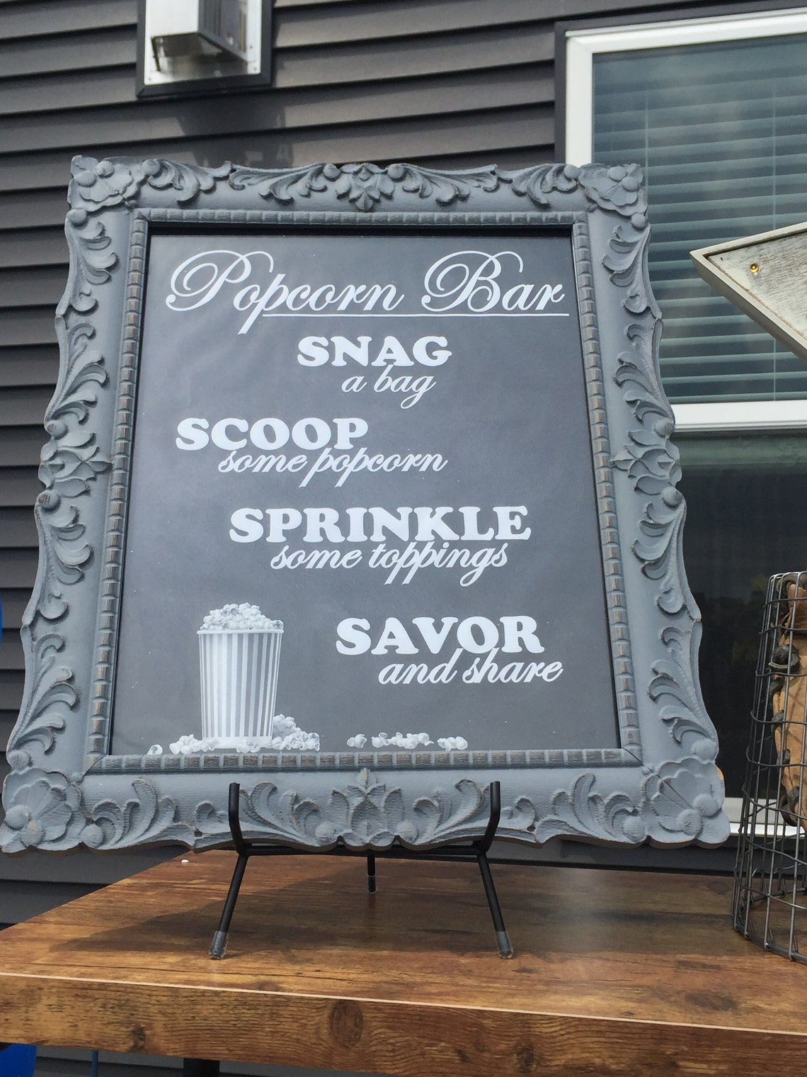 Popcorn Bar Sign Party BYO DIY Printable Graduation - Etsy