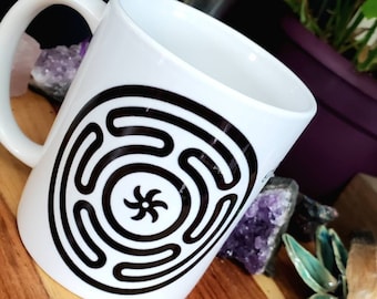 Greek Goddess Hecate coffee mug, magick coffer mug, goddess coffee cup