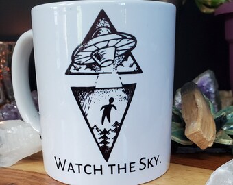 UFO mug // Coffee mug alien // unique Coffee Mugs