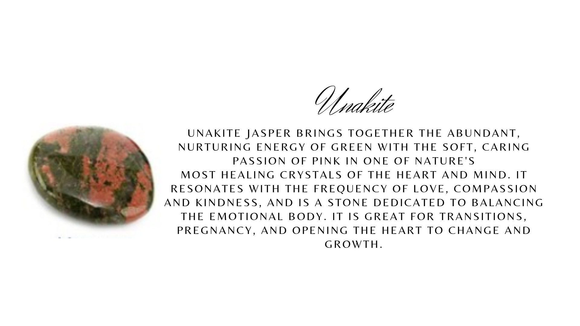 Unakite meaning online