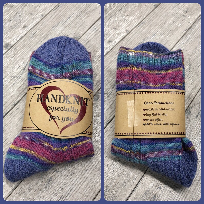 Printable Sock Wrapper Etsy