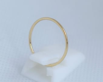 Stacking Rings • Stackable Bands • Ultra Thin Bands • Handmade Gold 585 , 14k,  Midi Rings , All size , Slim,Minimalist band