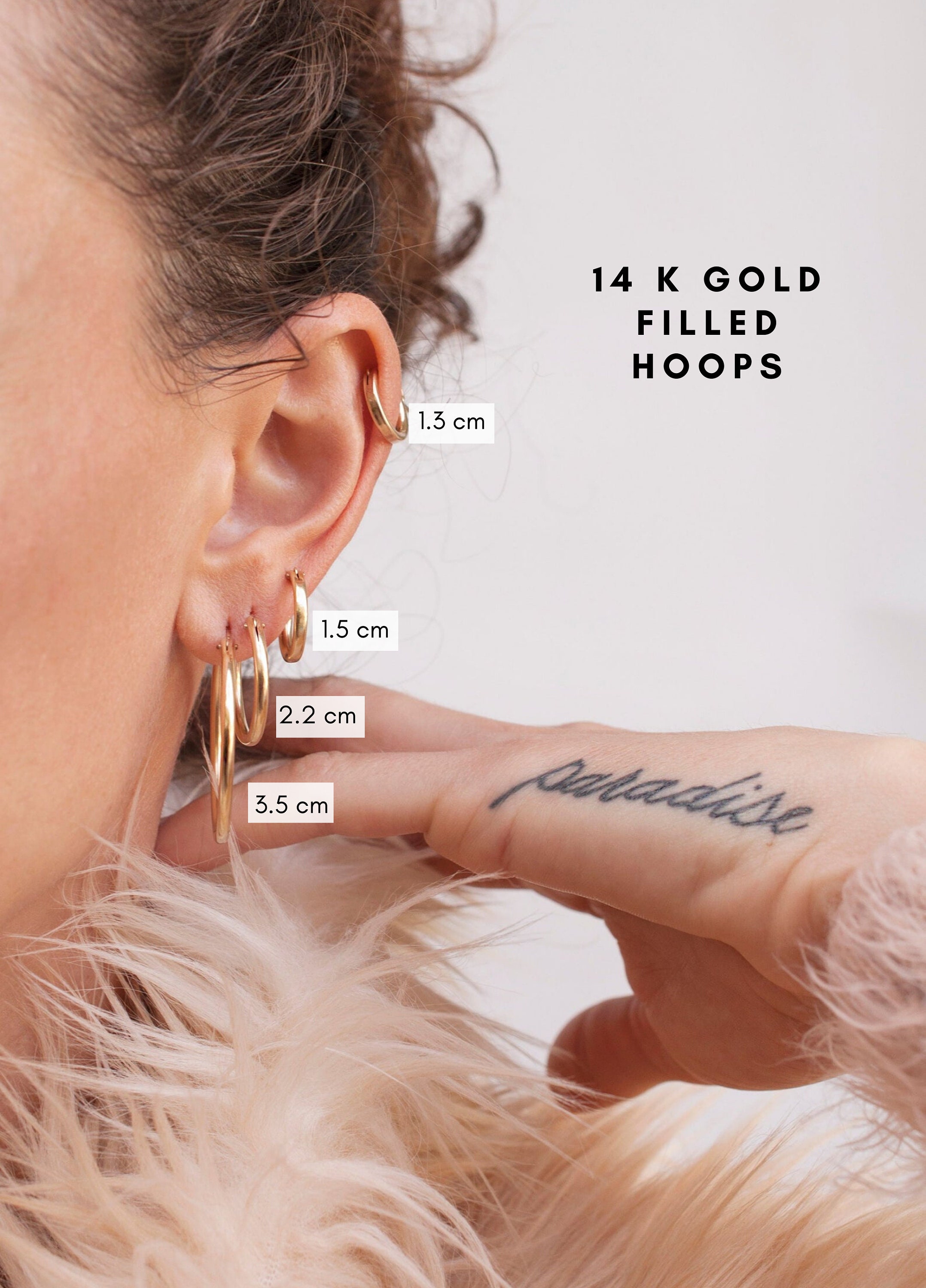 1.5 cm hoop earrings deals