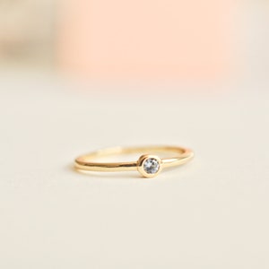 Solitaire Stacking Ring Multi Stackable Ring Gift for Her Best Friend ...