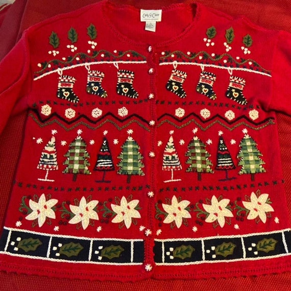 Vintage Christmas Sweater -Country Christmas- Size