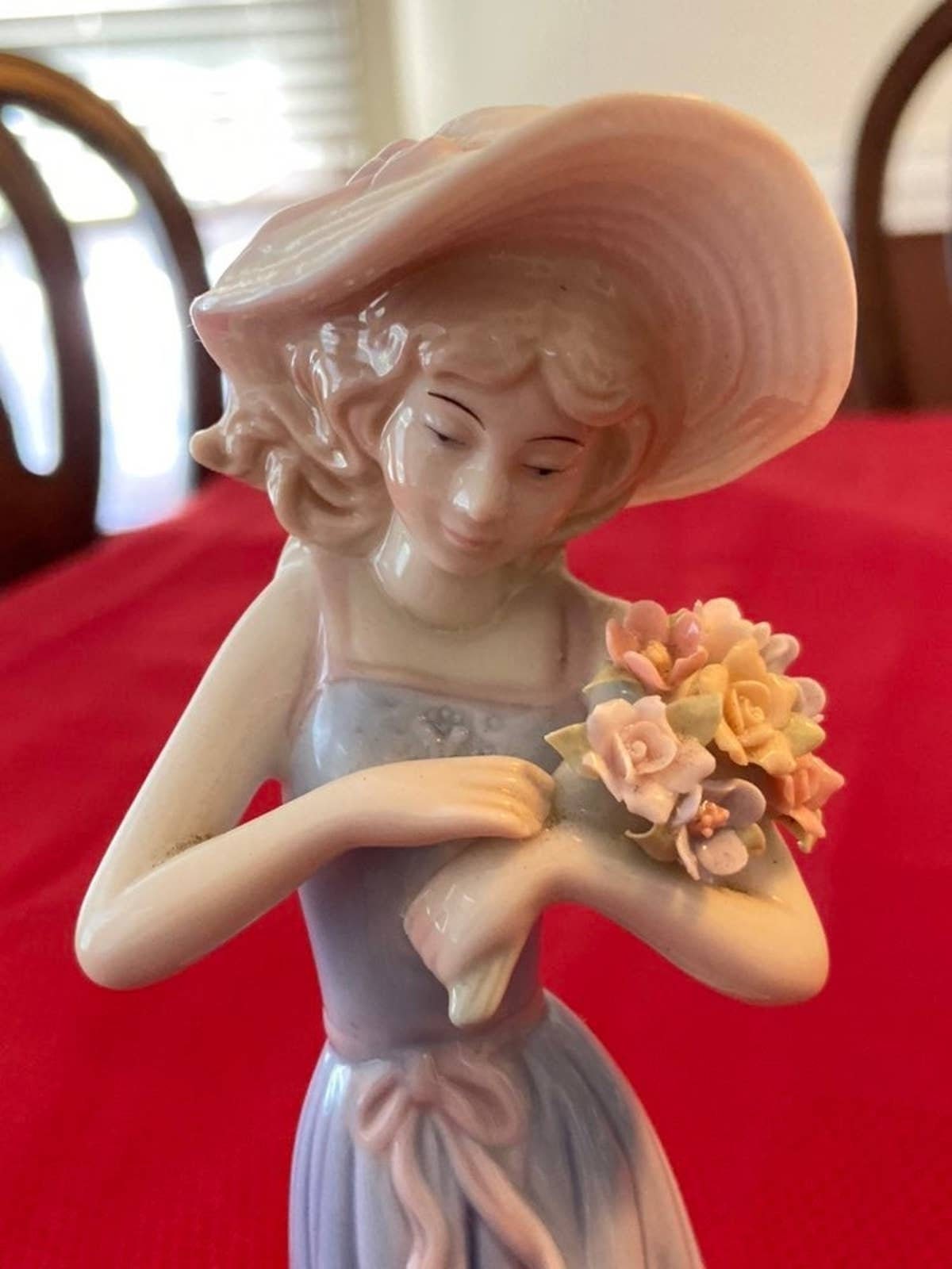 House of Lloyd Gathering Flowers Figurine Porcelain Etsy