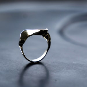 Esthetische ring - Sterling Zilver - Minimale ring - Damesringen - Cadeau voor haar