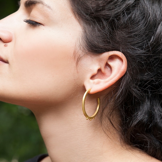 Buy Golden Hoops Open Hoops Hoop Earrings Large Hoop Earrings