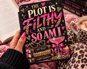 Funny Kindle Case, Spicy Book Lover Case, Dark Romance Reader Gift, Smutty Bookish Kindle Cover