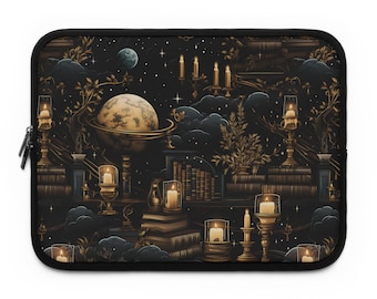 Funda Celestial para Portátil: Estuche Astrológico Geek Chic - Resistente al Agua