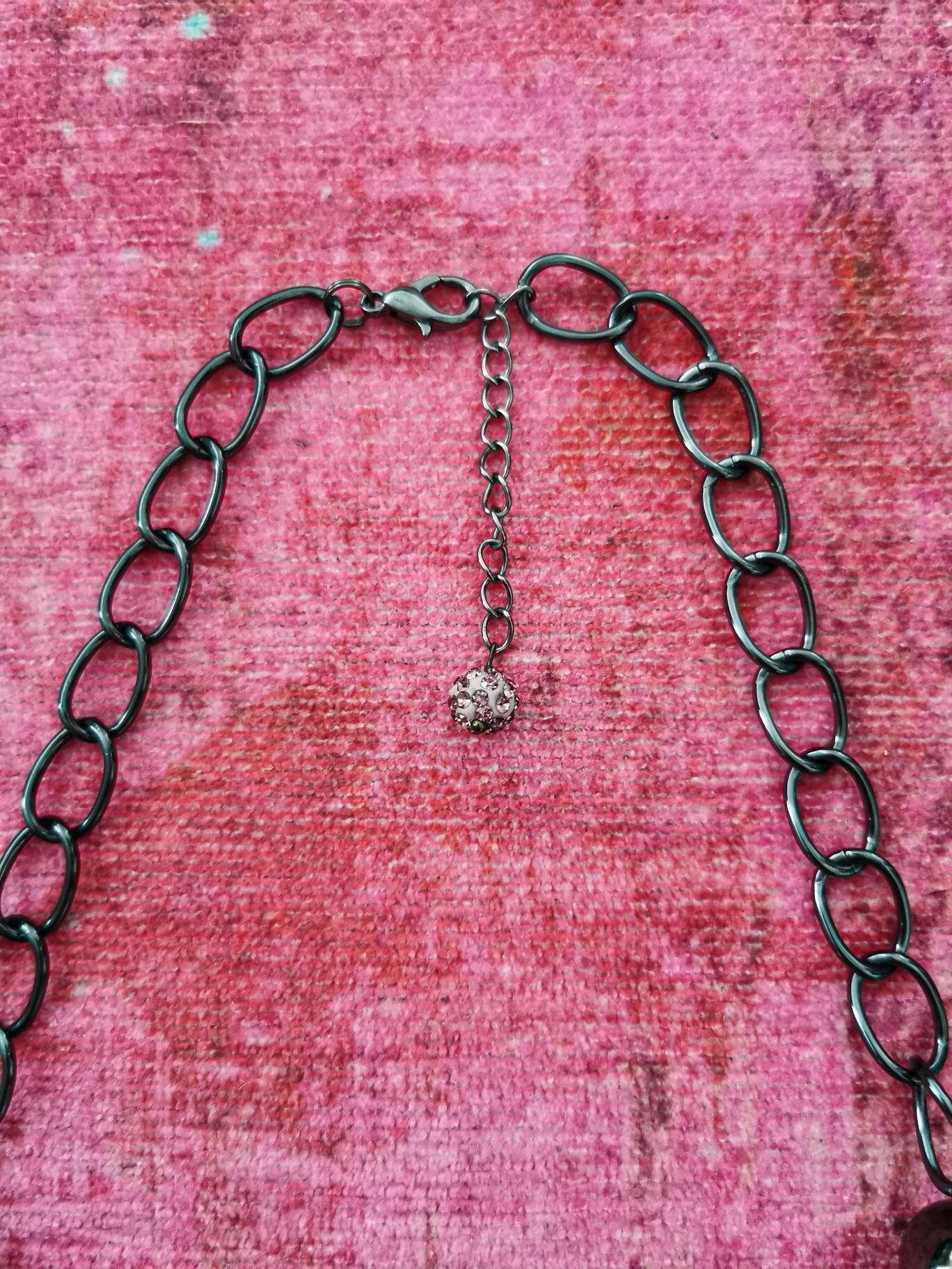 Beaded Necklace Toho Necklace Gunmetal Necklace Boho Etsy UK