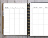 Happy Planner Printable - BIG Size - Wellness - Full Expansion - Pretty Simplistic Grey