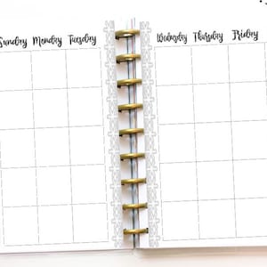 Happy Planner Printable - Winter Theme (V2) - Monthly - Weekly - Daily - Work planner - Notes - Meetings - School  - Unlabled - Undated