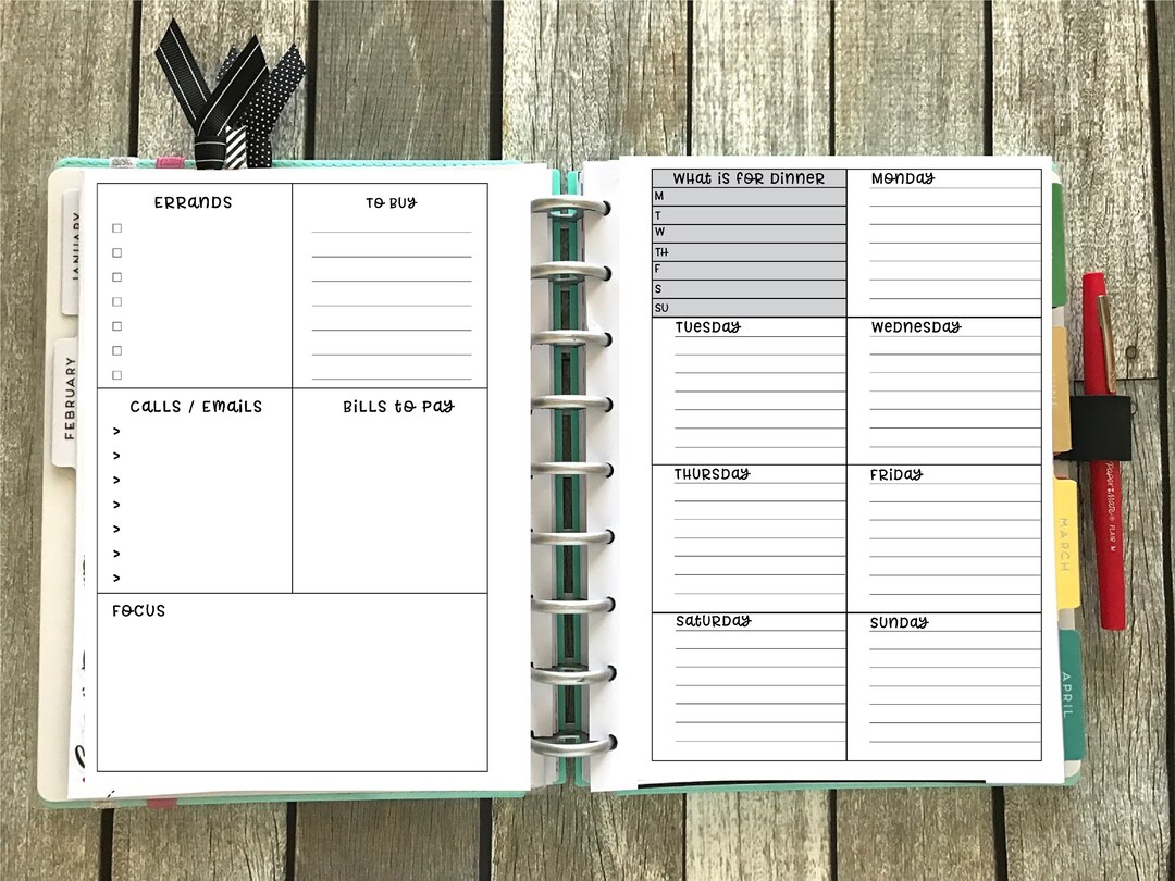 Happy Planner Printable Super Mom Weekly Layout Classic Size Undated Happy Planner Printable Super Mom Weekly Layout Classic Size Undated