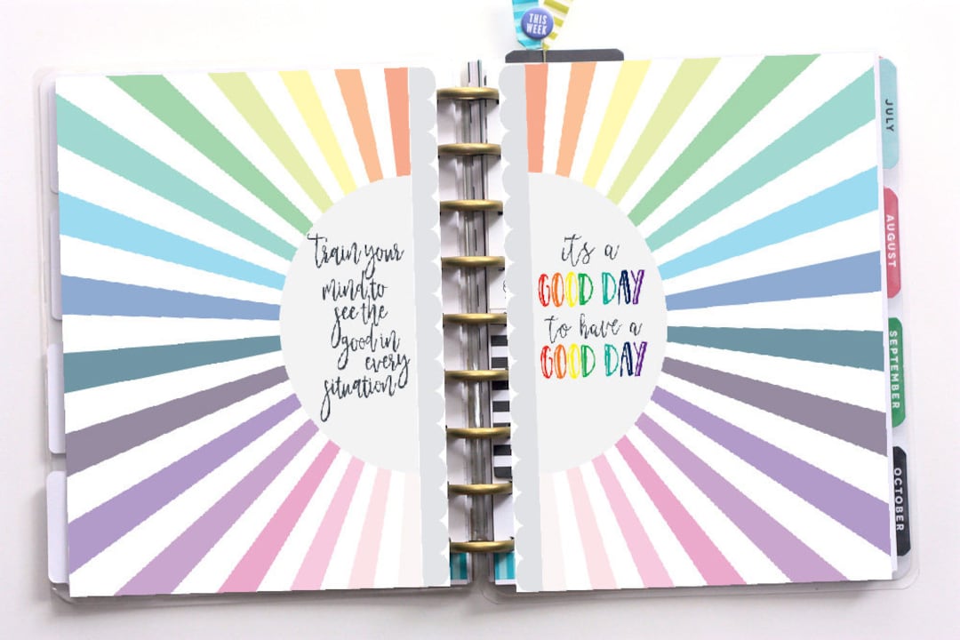 Happy Planner Printable - Gratitude Daily - Classic Size - Bullet