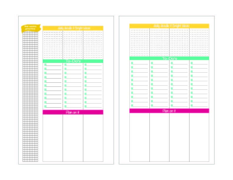 Happy Planner Printable Miss Maker Weekly Layout Mini Size Undated ...