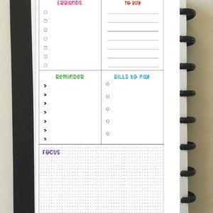TUL Planner Printable Super Mom Weekly Layout new Version Undated Plain ...