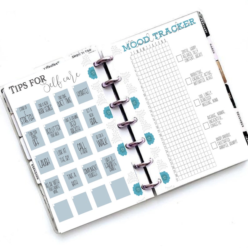 Happy Planner Printable Mini Size Horizontal Layout Etsy