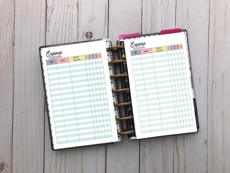 Happy Planner MINI Size Budget Printable Full Extension Pack Etsy