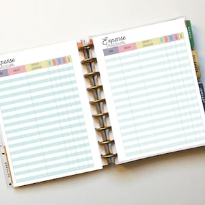 Happy Planner - Classic Size - Expense Tracker - Budget