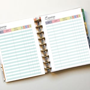 Happy Planner - Classic Size - Budget Printable - Full extension pack