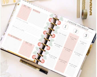Happy Planner Printable - Wellness Expansion - Self Care