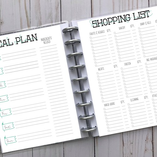Happy Planner Printable Cleaning Schedule Classic Size - Etsy