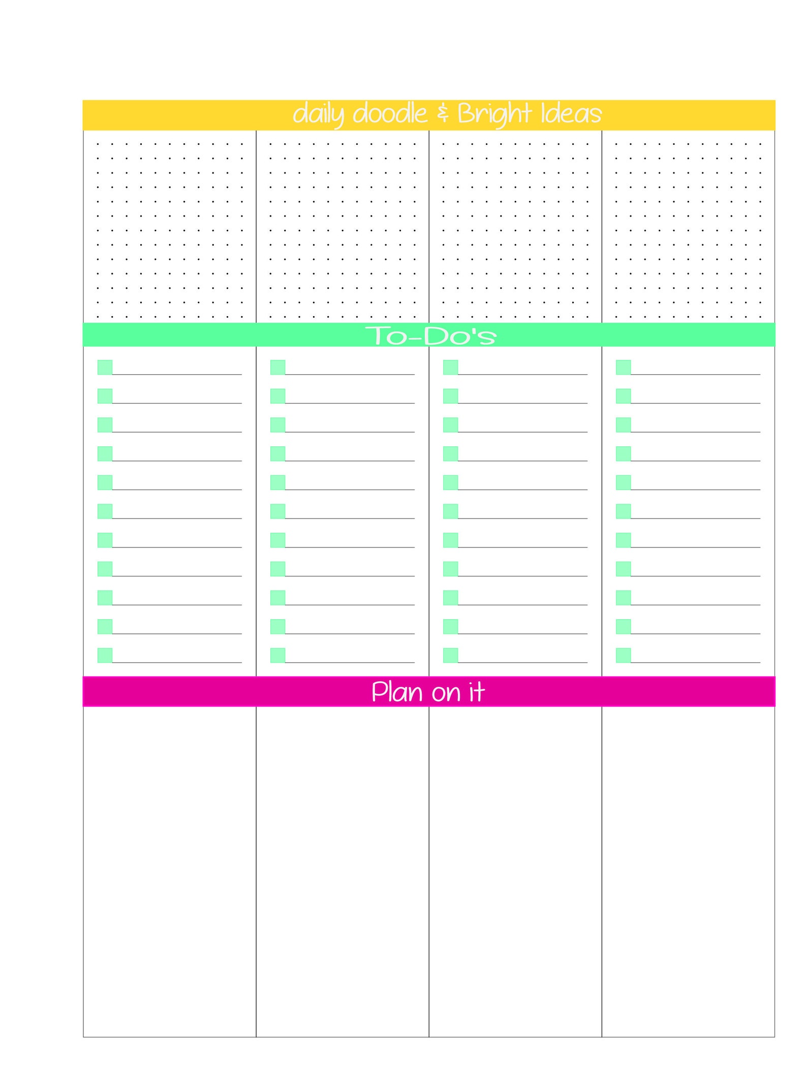 Happy Planner Printable Miss Maker Weekly Layout Classic - Etsy