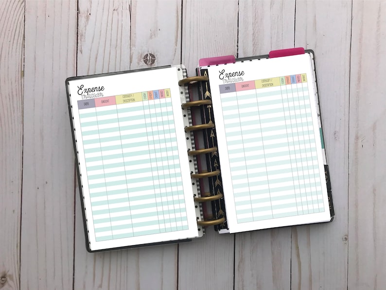 Direct sales expense tracker printable happy planner - gastfantasy