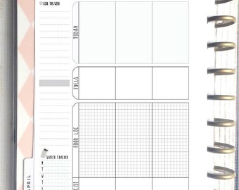 Happy Planner Printable - Healthy Hero- Weekly Layout - Classic Size - Undated - Grey