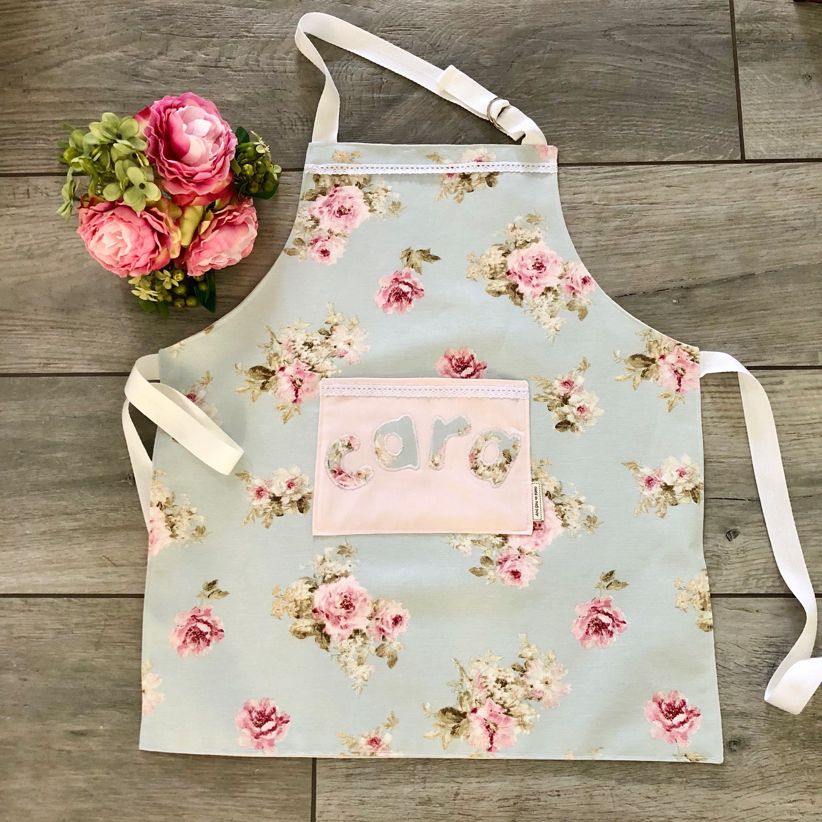 Personalised childs apron, baking, child gift