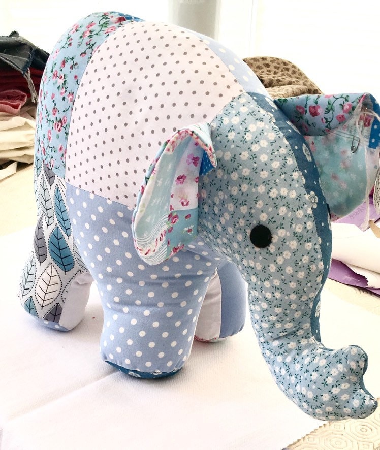 Memory elephant soft toy keepsake baby clothes | Etsy
