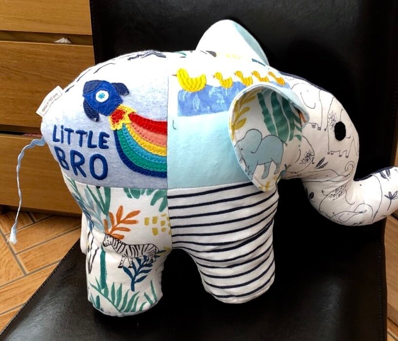 Memory elephant soft toy keepsake baby clothes | Etsy