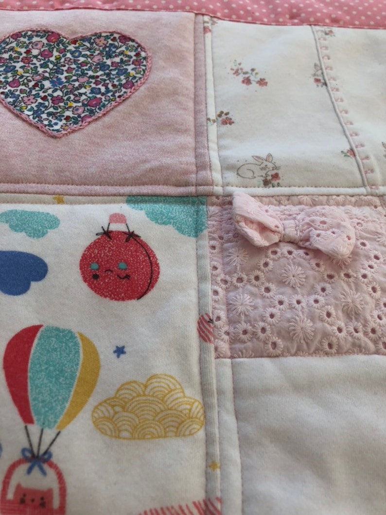 Custom Keepsake Memory Quilt Baby Clothes Blanket Gift Etsy