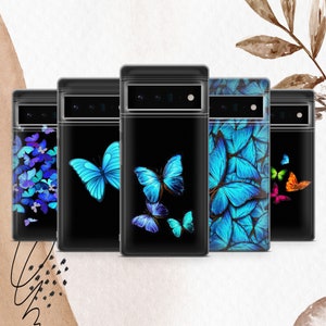 Schmetterling Handy Fall Schmetterlinge Abdeckung für Google Pixel 9 9A 9Pro 9Pro XL 8A 8Pro 8 7A 7Pro 7 6Pro 6A 6 XL 5A 4A 4XL 4 3A 3XL 3 2XL 2