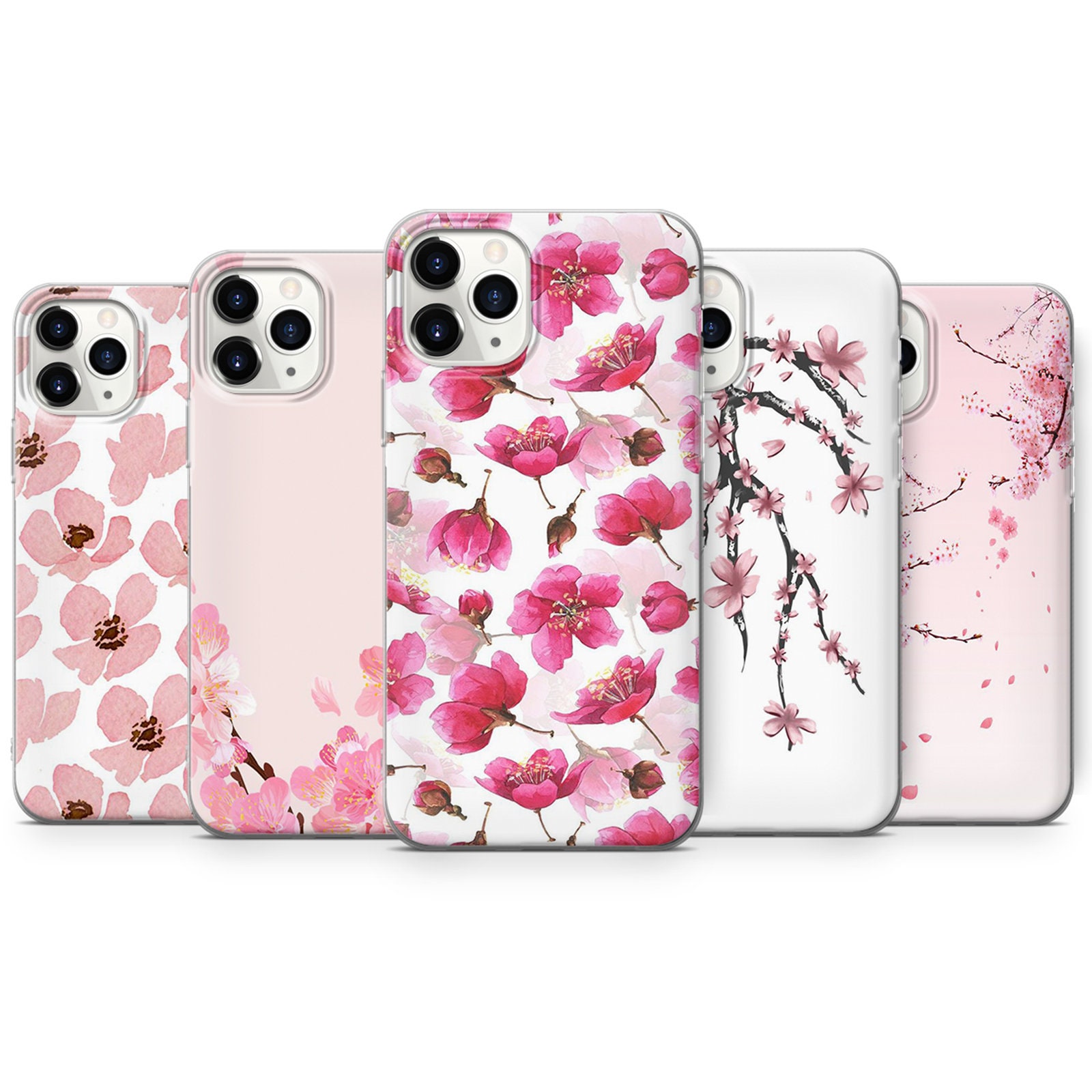 Kawaii Phone case Cherry Blossom Phone Case for All iPhone iPhone 12 Pro Max 12 Pro 11 Pro Max 11 Pro 11 iPhone XS Max XS X 8 7 6 6S Plus