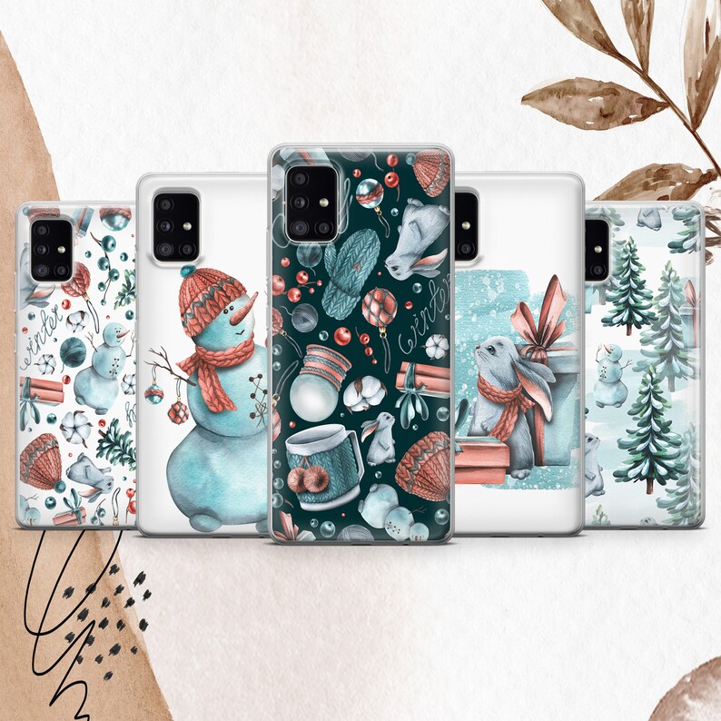 Christmas Phone Case Xmas Gift Cover Fit for Samsung A53, A51, S8, S9