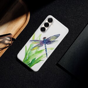 Dragonfly Phone Case Watercolor Dragonfly Art Cover For Samsung S26 S26 Ultra S25 FE S25 Edge S25 Ultra S24 FE S24 Ultra S23 FE S22 A16 A56 image 10