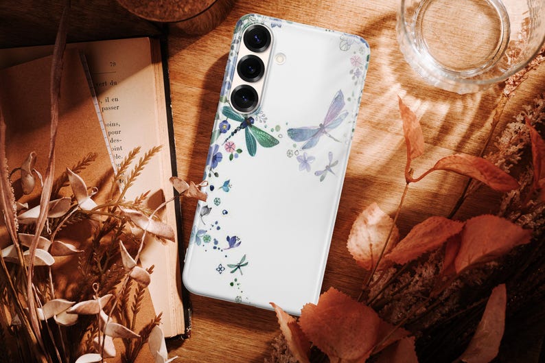 Dragonfly Phone Case Watercolor Dragonfly Art Cover For Samsung S26 S26 Ultra S25 FE S25 Edge S25 Ultra S24 FE S24 Ultra S23 FE S22 A16 A56 image 11