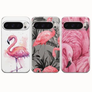 Cover per telefono con fenicottero, cover artistica con fenicottero per Google Pixel 10A 10Pro XL 9 9A 9Pro 9Pro XL 8A 8Pro 8 7A 7 7Pro 6 6Pro