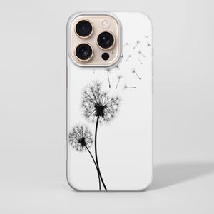 Dandelions Phone Case Dandelion Art Cover For iPhone 17e 17Pro 16e 16Pro 15 14 Samsung S26 S25 S24 S23 A56 Google Pixel 10A 10Pro XL 9Pro 8A