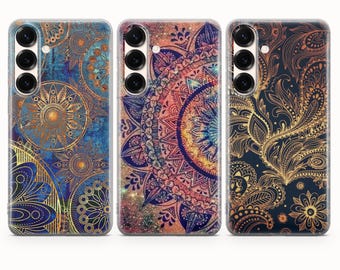 Mandala Phone Case Mandala Art Cover For Samsung S26 S26 Ultra S26 Plus S25 FE  S25 Ultra S25 Edge S24 FE S23 FE S23 Ultra S21 A16 A17 A56