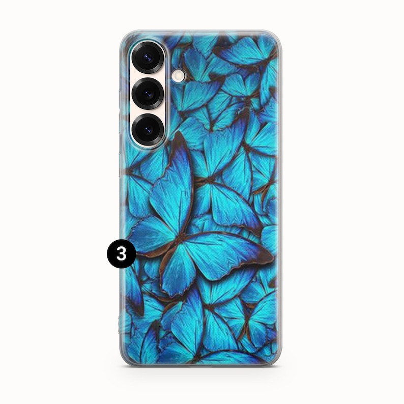 Butterfly Phone Case Butterflies Cover For Samsung S26 S26 Ultra S26 Plus S25 FE S25 Ultra S25 Edge S24 Ultra S24 FE S23 FE S23 S22 A16 A56 3