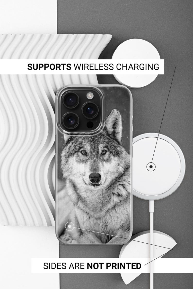 Funda para teléfono Wolf, funda Forest Wolf para iPhone 17e 17Pro Max 16e 16Pro 15 15Pro 15Pro Max 14 14Pro 13 13Pro 13Pro Max 12 12Pro 12Pro Max 11Pro imagen 6