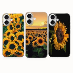 Sunflowers Phone Case Floral Cover For iPhone 17e 17Pro Max 16e 16Pro 15 14 Samsung S26 S25 S24 S23 A16 A56 Google Pixel 10A 10Pro XL 9A 8A