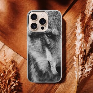 Funda para teléfono Wolf, funda Forest Wolf para iPhone 17e 17Pro Max 16e 16Pro 15 15Pro 15Pro Max 14 14Pro 13 13Pro 13Pro Max 12 12Pro 12Pro Max 11Pro imagen 14